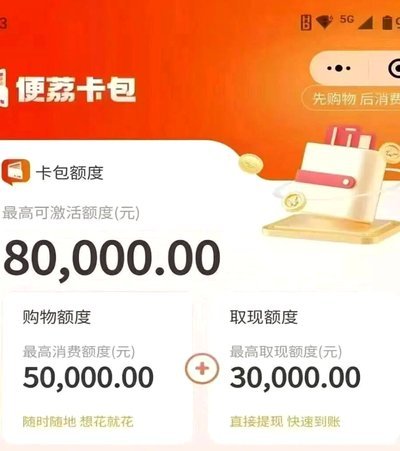 便荔卡包额度套出来技巧