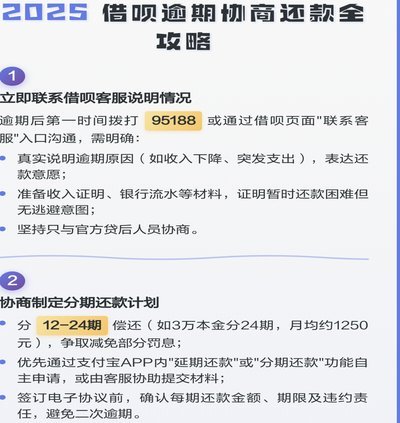 借呗拒绝协商还款怎么办