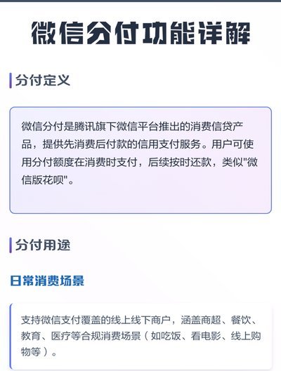 微信分付如何开启及使用指南