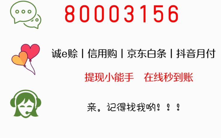 诚e赊额度秒套