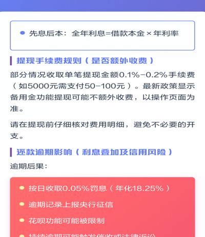 花呗额度如何正确使用？提现并非如此